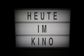 Kinoanzeige "Heute im Kino"